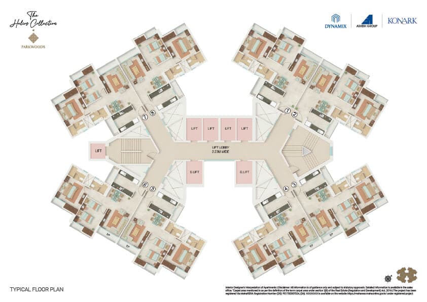 TYPICAL FLOOR PLAN D6