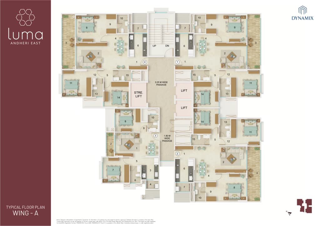 Typical Floor Plan Wing A