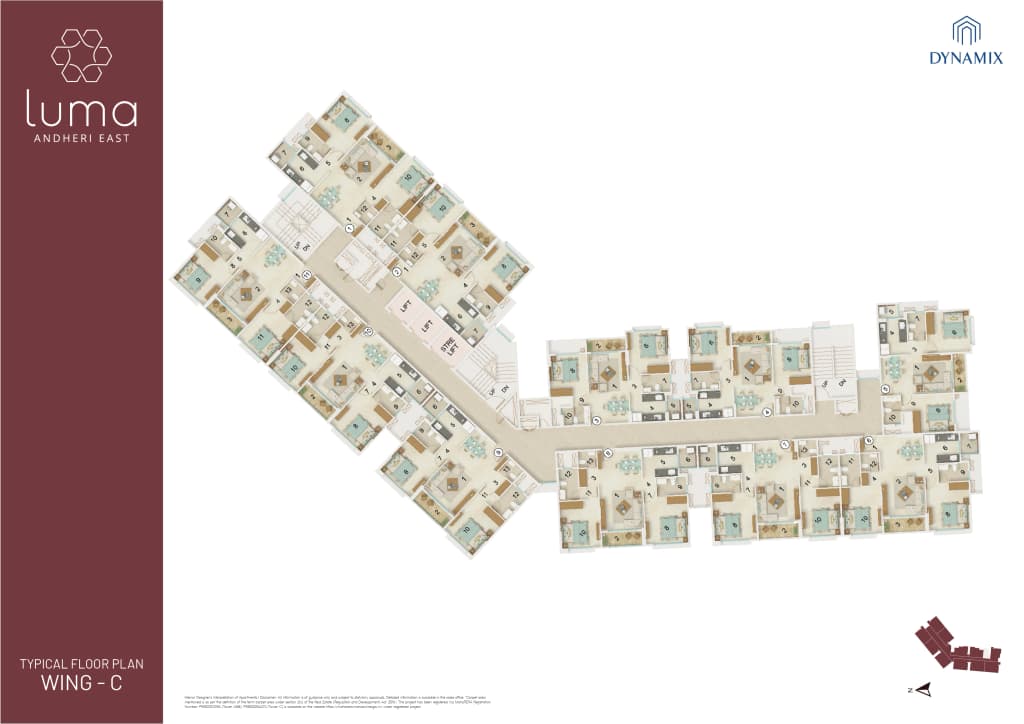 Typical Floor Plan Wing C